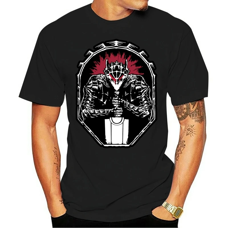 Anime Berserk T Shirt Black Swordsman Guts Tee Shirt 2020 New Arrival Japanese Manga T-Shirt Crewneck S-6XL Plus Size