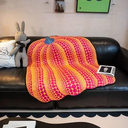 Yayoi Kusama Pumpkin Carpet Irregular Wave Point Pumpkin Rug Luxury High Quality Non-slip Sofe Chair Mat Home Decor