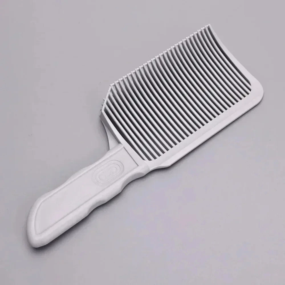 1Pcs Upgrade Barber Flat Top Hair Cut Combs Men's Arc Design Curved Positioning Hair Clipper Comb Salon Hairdresser Styling Tool