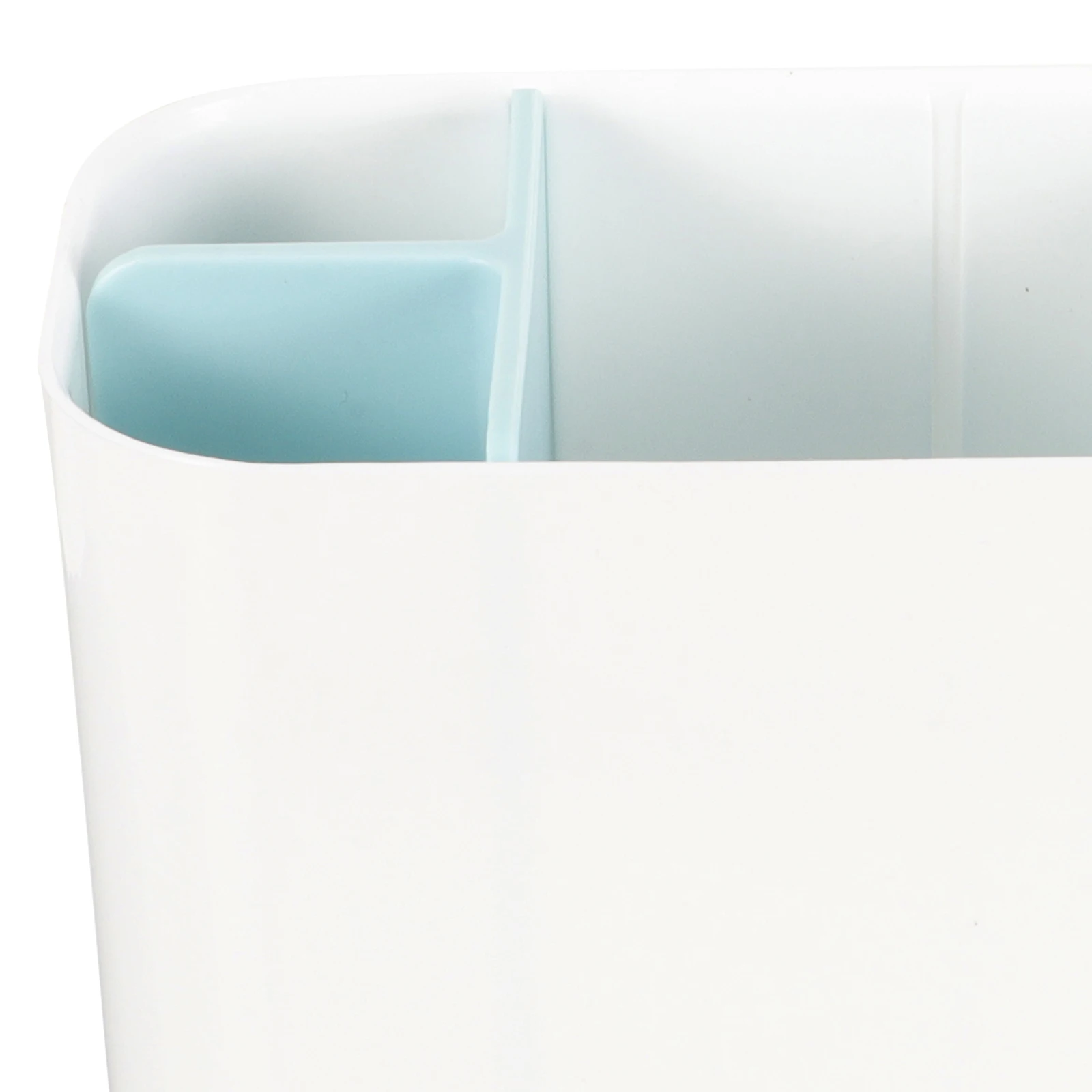 

1pc Plastic Toothbrush Holder Bathroom Organizer Countertop Sink Toothpaste Rack Toiletries Storage Cutlery Electric