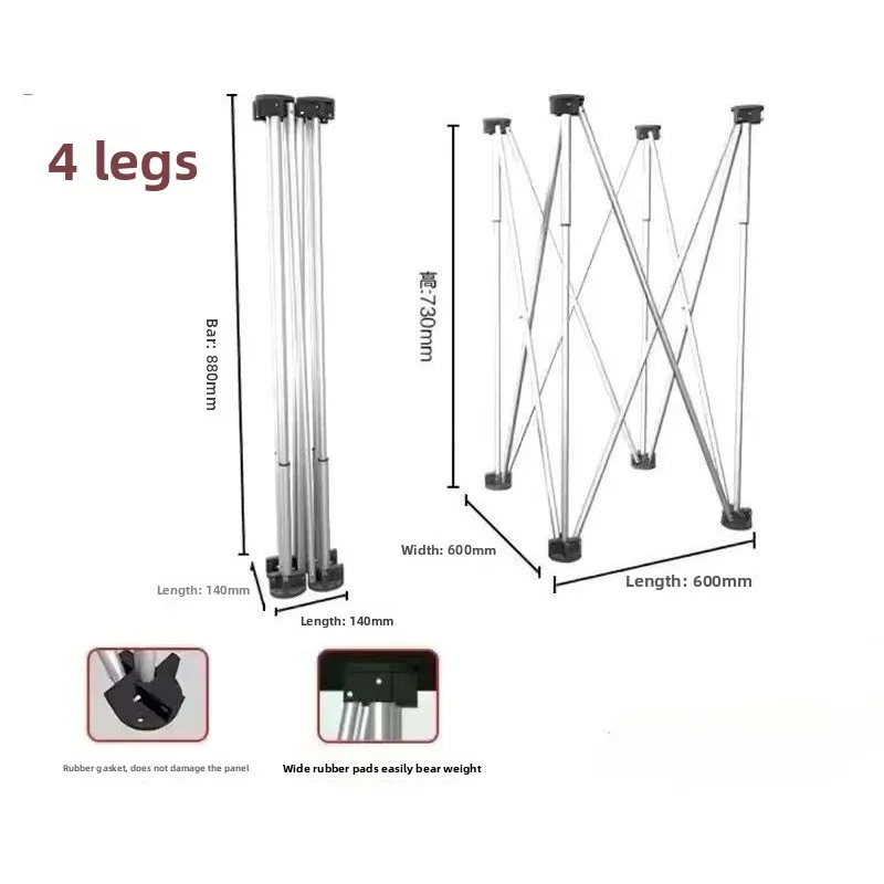 Spider leg workbench woodworking multi-functional bracket telescopic foldable operation portable platform convenient rust-proof