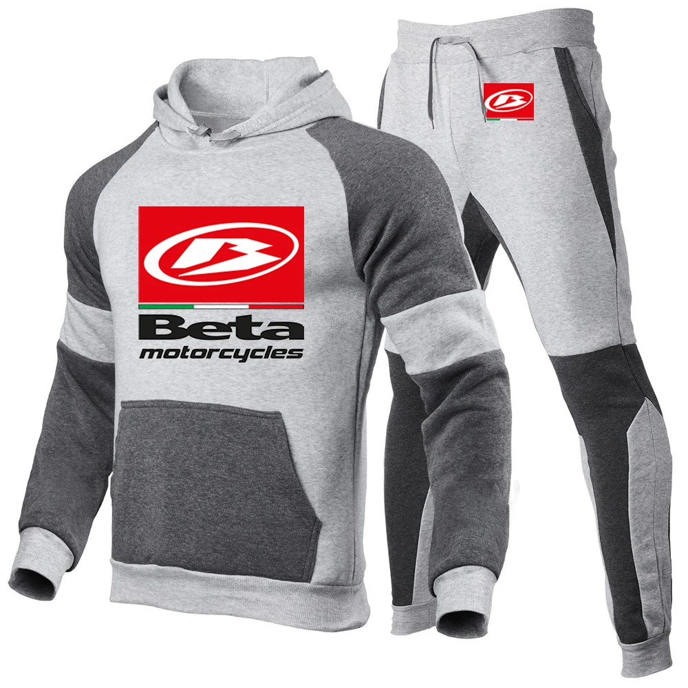 Beta Racing-Conjunto de Sudadera con capucha y pantalón para hombre, chándal deportivo para motocicleta, novedad de 2024