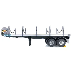 Toucan RC 1/14 RC Tractor 2Axle Flatbed Semi Trailer Truck For Diy Tamiyaya Model Th01024-Smt2