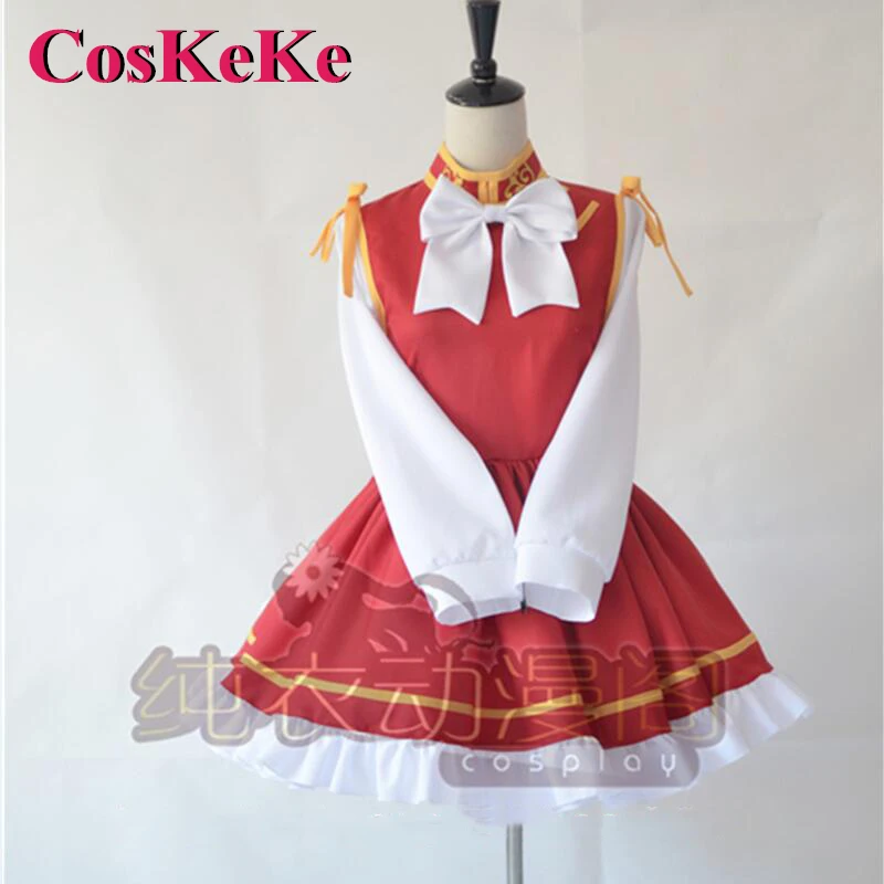 

CosKeKe Chen Cosplay Anime Game Touhou Project Costume Gorgeous Sweet Lovely Uniform Dress Women Party Role Play Clothing