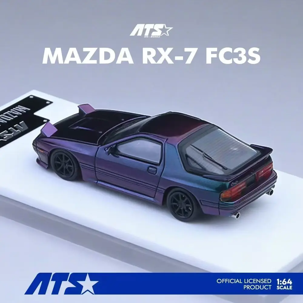 ما قبل البيع ATS RX7 1:64 MK2 FC3S ماجيك بيربل دييكاست ديوراما نموذج سيارة مجموعة لعبة #3