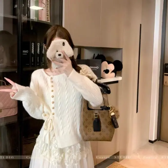 Pulls Jumpers Cardigans Femmes Léopard Alpaga Zèbre Imprimé Surdimensionné Style Occidental Cowgirl Frontier Rétro Extérieur Hiver Chaud