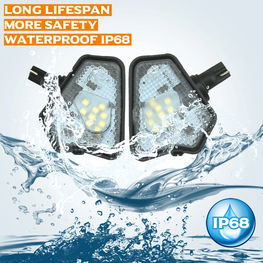 سيارة LED تحت الجانب مرآة ضوء البركة مصباح صالح لمرسيدس CLA-Class W117/C117 2013-2018 لمرسيدس E-Class W212 2009-2017