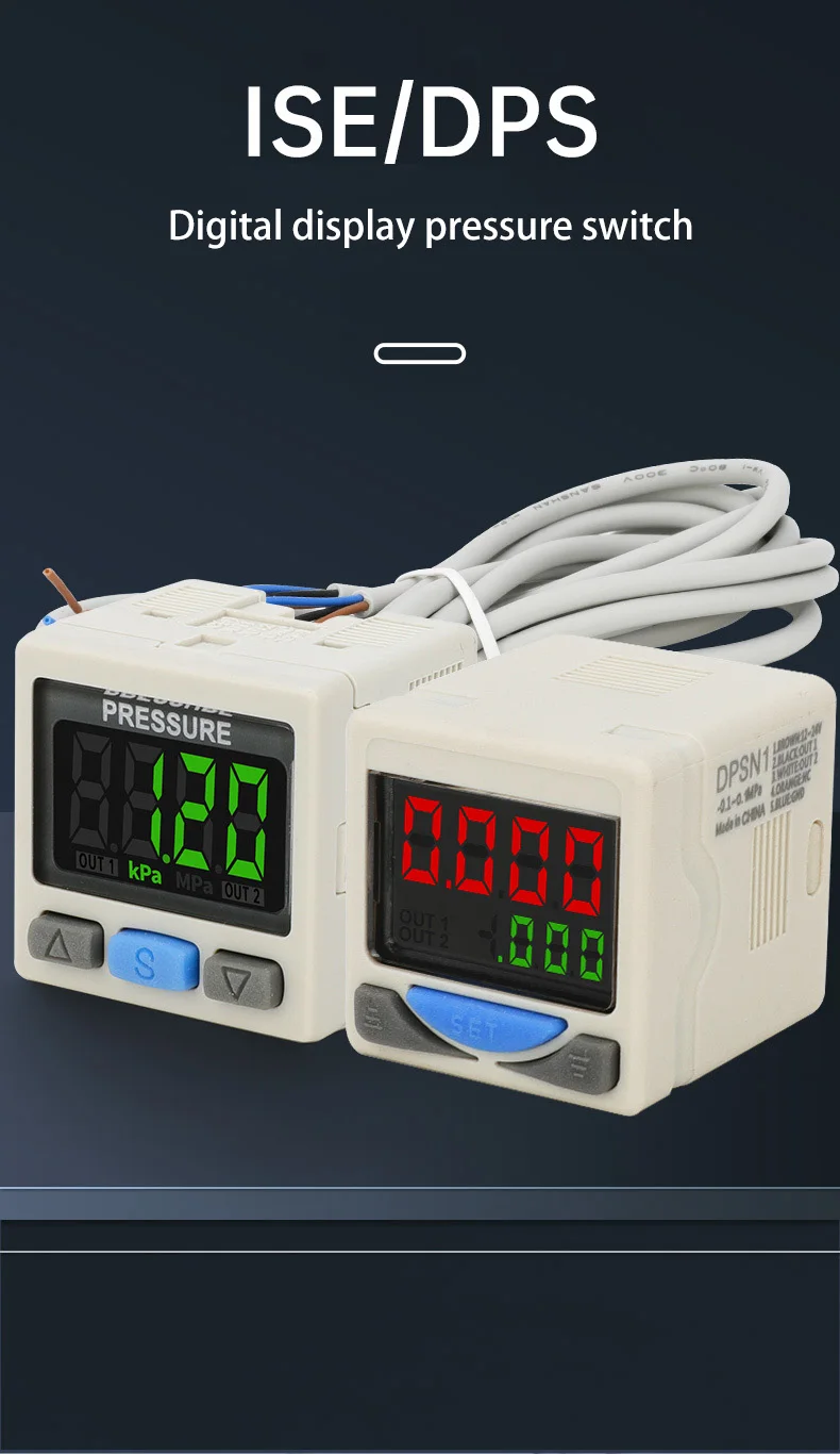 Digitalanzeige-Druckschalter Posiitve Negativ-Mischdruck ISE30A ZSE30A DPSN1 DPSP1 – Detail 1