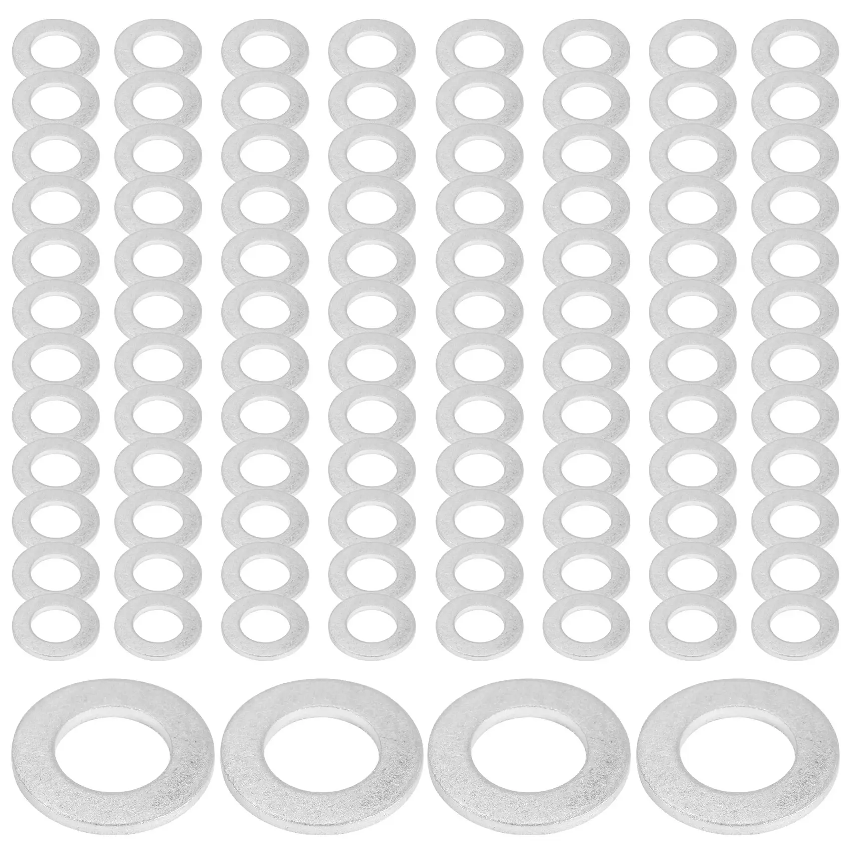 100PCS Oil Drain Plug Gaskets Crush Washers Seals Rings 12mm Hole for Toyota for Scion for Lexus 90430-12031 9043012031