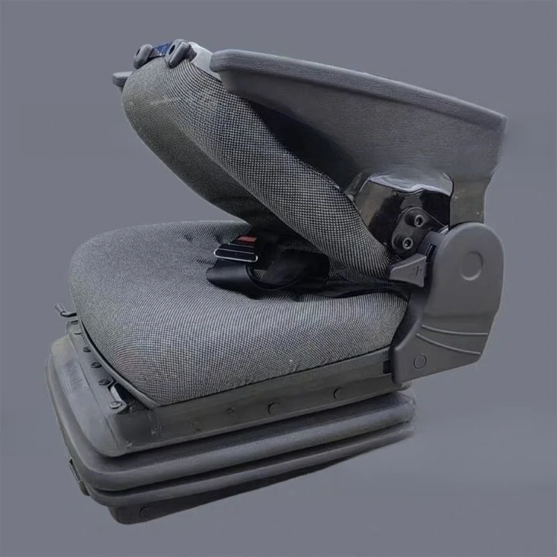 Adjustable construction machinery suspension seat, tractor agricultural machinery aviation seat with headrest with armrest