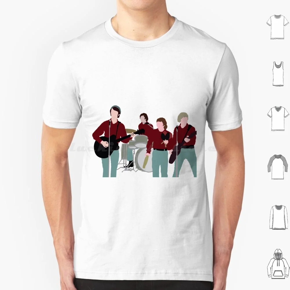 Camiseta The Monkees 6xl de algodão, camiseta estilosa, Monkey Davey Jones, Mickey Dolenz, Peter Tork, Mike Nezmith, programa de música dos anos 60