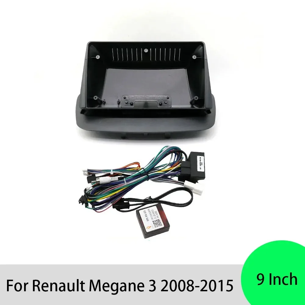 For Renault Megane 3 2008-2015 9 Inch Auto Parts Interior Decorative Accessories Car Stereo Panel Touch Screen DVD Player Frame