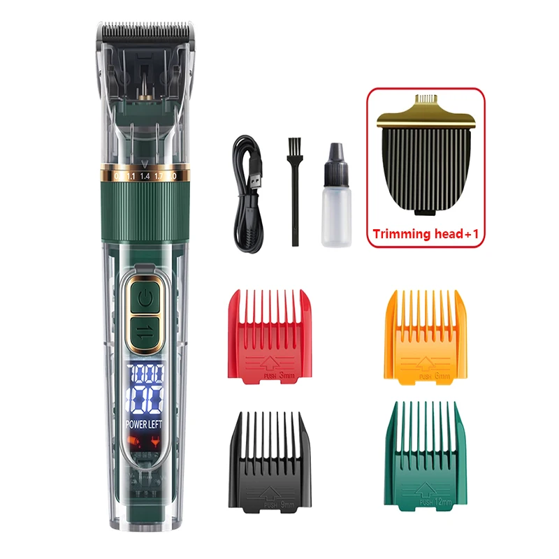 Pet Electric Hair Clipper Dog Beauty Clipper Shaver Shaver Full Set Waterproof Multifunctional Cleaning Supplies