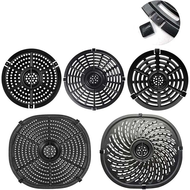 Air Fryer Rubbers Bumpers Fit Power Air Fryer Crisper Plate Air Fryer Replac Protective Covers For Air Fryer Grill Pan