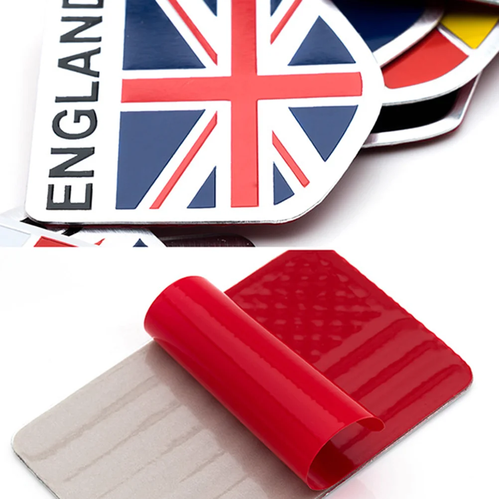 England Flag Car Sticker Peltate Car Label Refit Sticker Creative Automobile Decor America Flag Sticker