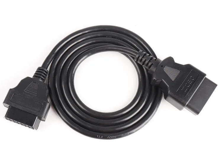 Auto-OBD-Verlängerungskabel, männlich zu weiblich, 16 Kerne, betätigt, 16-polig, OBD2 ELM327, Diagnosewerkzeug, Stecker, Scanner-Adapter, 3 m, 1,5 m – Detail 2
