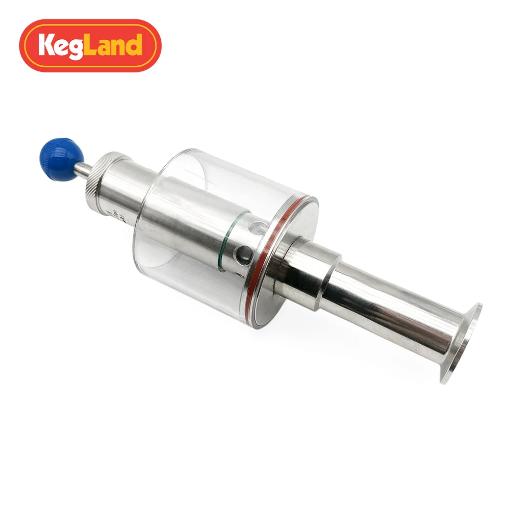 KegLand Pressure Relief Safety Valve 1.5 Inch TC Vertical Spunding Valve for BrewbuiltX3 Beer Craft Brewing