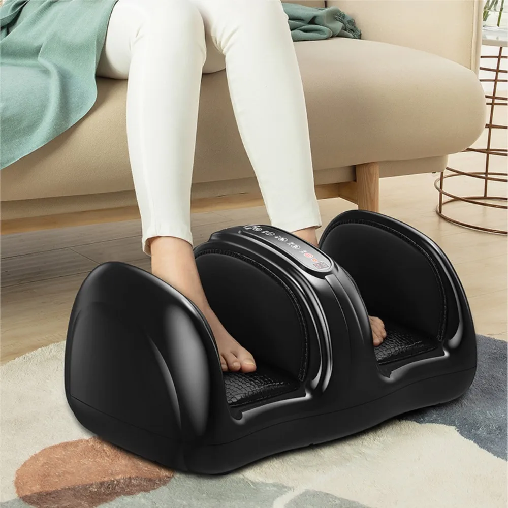 220V Foot Massage Machine Fully Automatic Household Foot Leg Foot Massager Kneading Heating Acupoint Massage Foot Massager