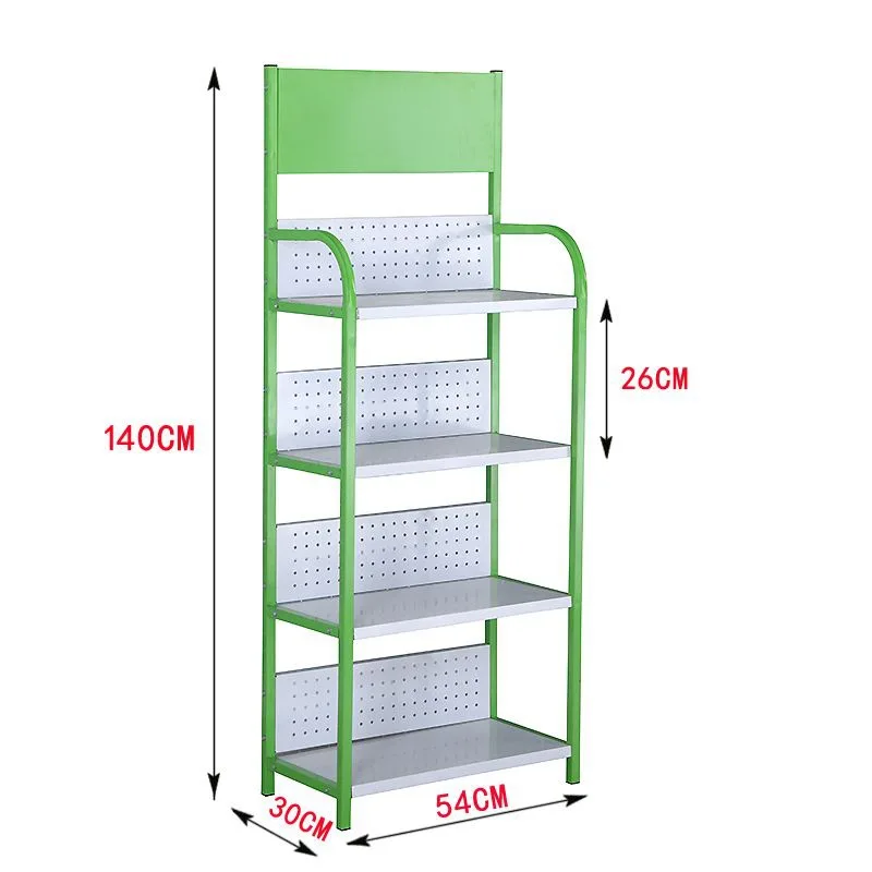 Commercial pharmacy oil shelf end storage beverage rack small shelf sample display rack