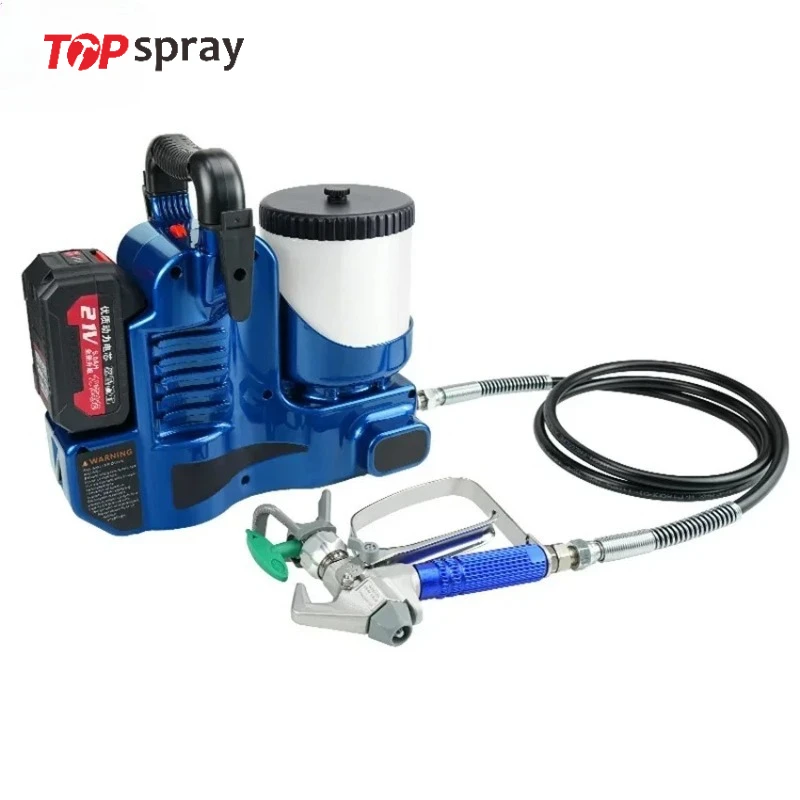 

1,2 л безвоздушный распылитель краски, машина с задним ремешком, портативный электрический пистолет-распылитель, бытовой мощный аэрограф, литиевая батарея