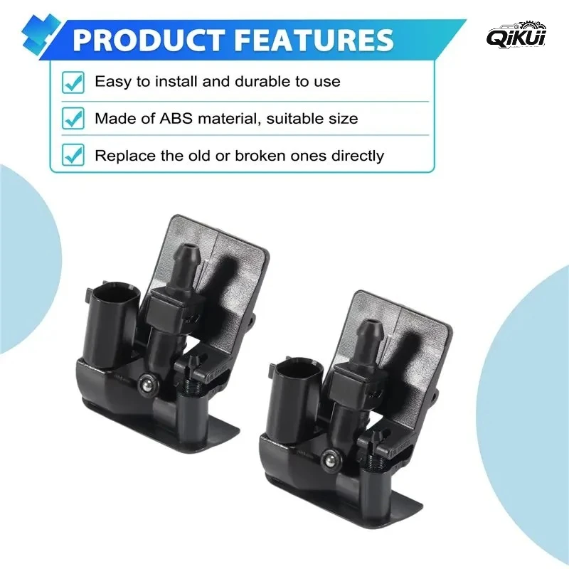 61667183343 Car Accessories New Windshield Washer Sprayer Nozzle Windscreen Nozzle Jet  For -BMW X1 E84 / X6 E71 E72 view 5