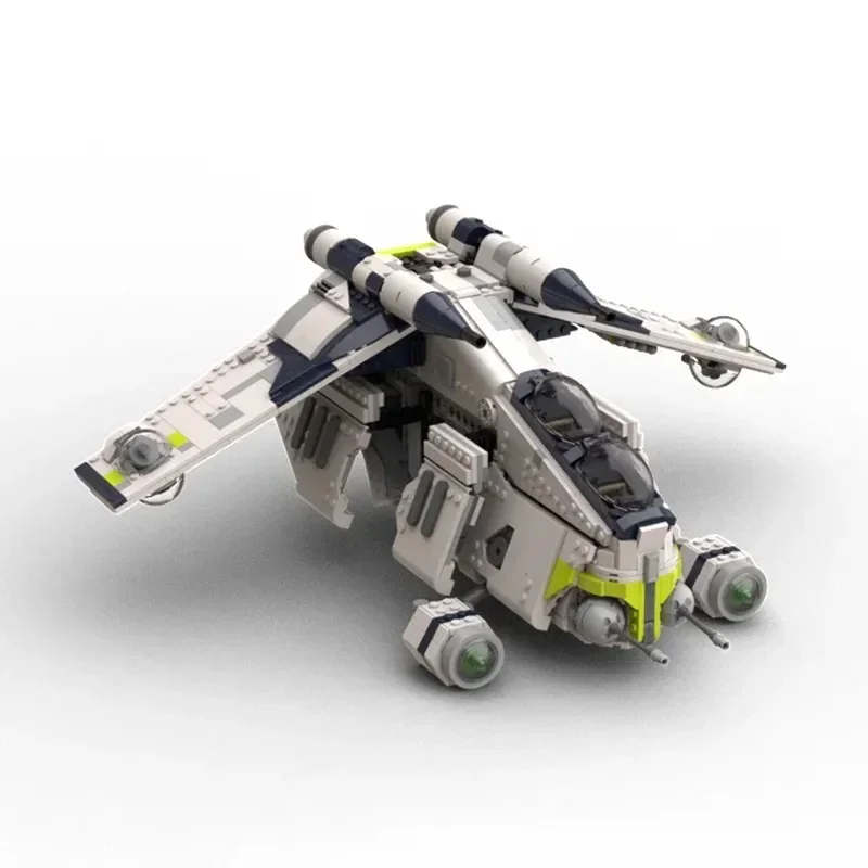 Moc Building Blocks Republic Gunship Modello Tecnologia Mattoni Assemblaggio fai-da-te Popolare Star Series Regali di giocattoli per la costruzione delle vacanze