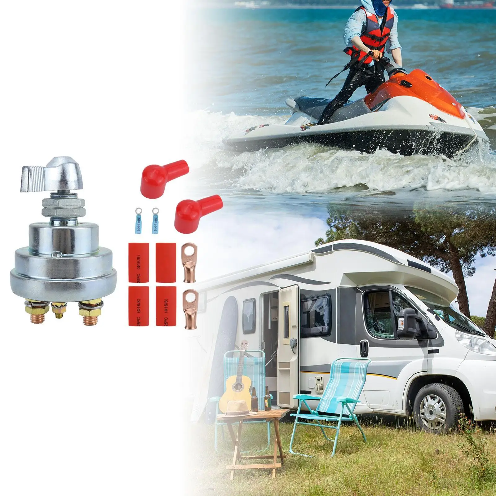 

12 В 24 В сильноточный комплект выключателей аккумулятора RV Yacht Battery Switch