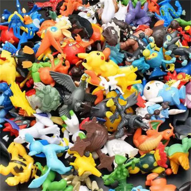 3-144 PCS Pokemon Figure set Gift Box Christmas Gift Action Toys Genuine Pikachu Anime Figure Pokemon Toys For Children