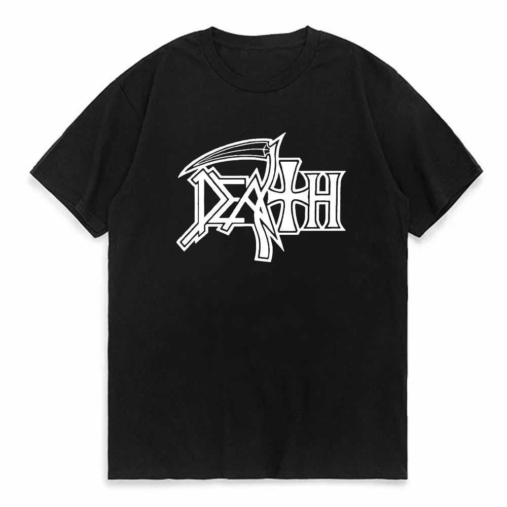 Death Rock Band Heavy Metal Print T Shirt New Men\'s Women\'s O-Neck Print T Shirt Harajuku Streetwear Hoodies Pop rock Tops