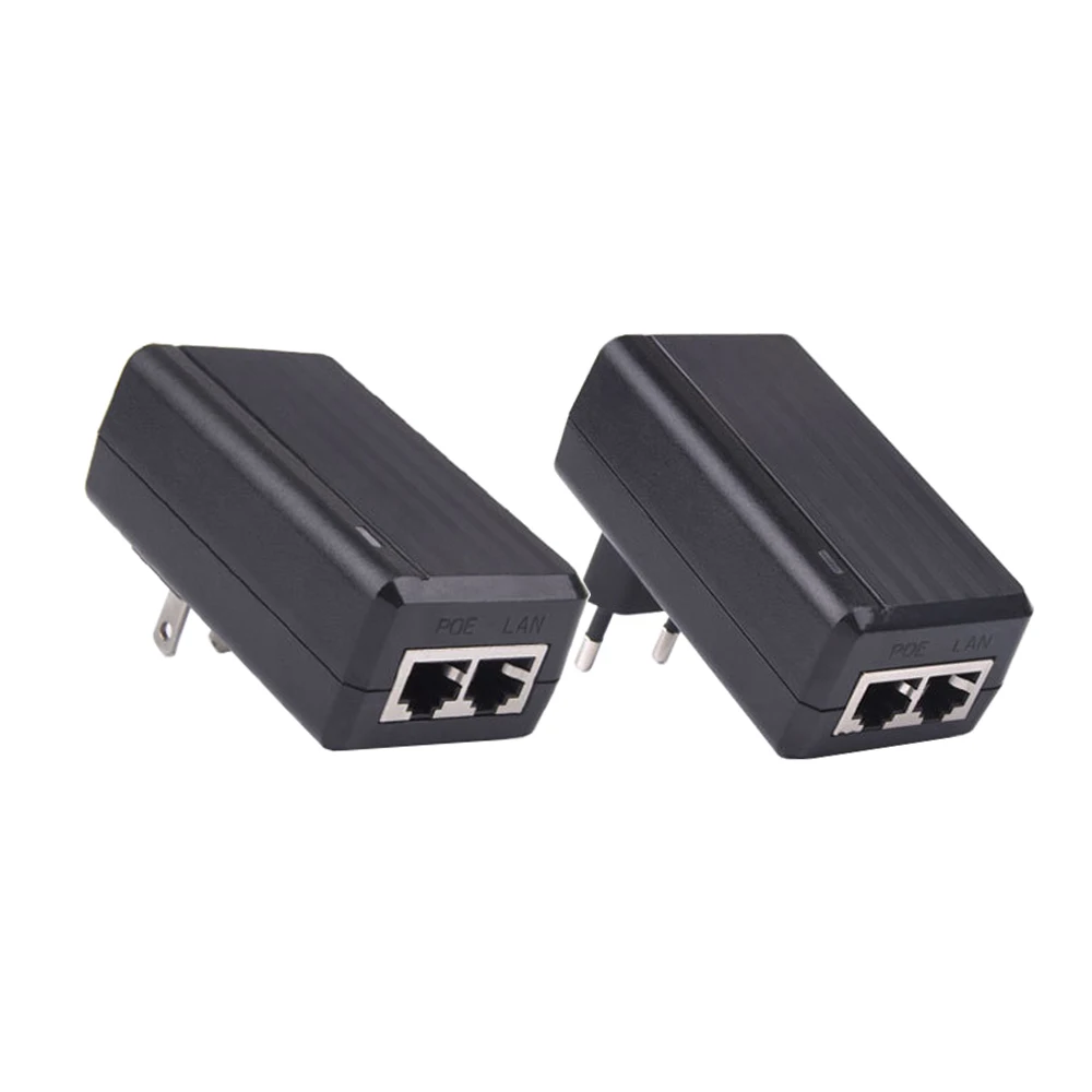 1000Mbps POE Injector 15V1A/24V1A/48V0.5A Output EU US Plug For CCTV IP Camera Power Supply POE Adapter Phone AP