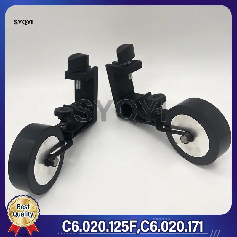 C6.020.125F Paper Pressing Rubber Wheel Assembly C6.020.171 Pressure Rubber Roller Assembly For Heidelberg SM102 CD102