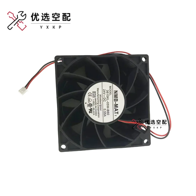 NMB 3615KL-05W-B60 9cm 9038 24V 0.55A inverter cooling fan