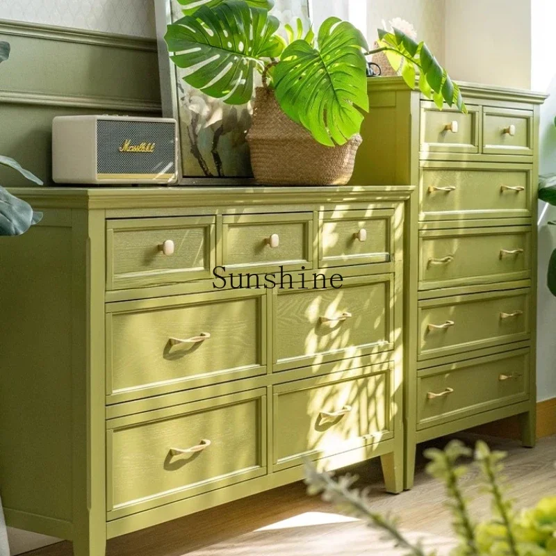 Living room six-bucket drawer high-value storage bedroom simple clothing storage cabinet  FT