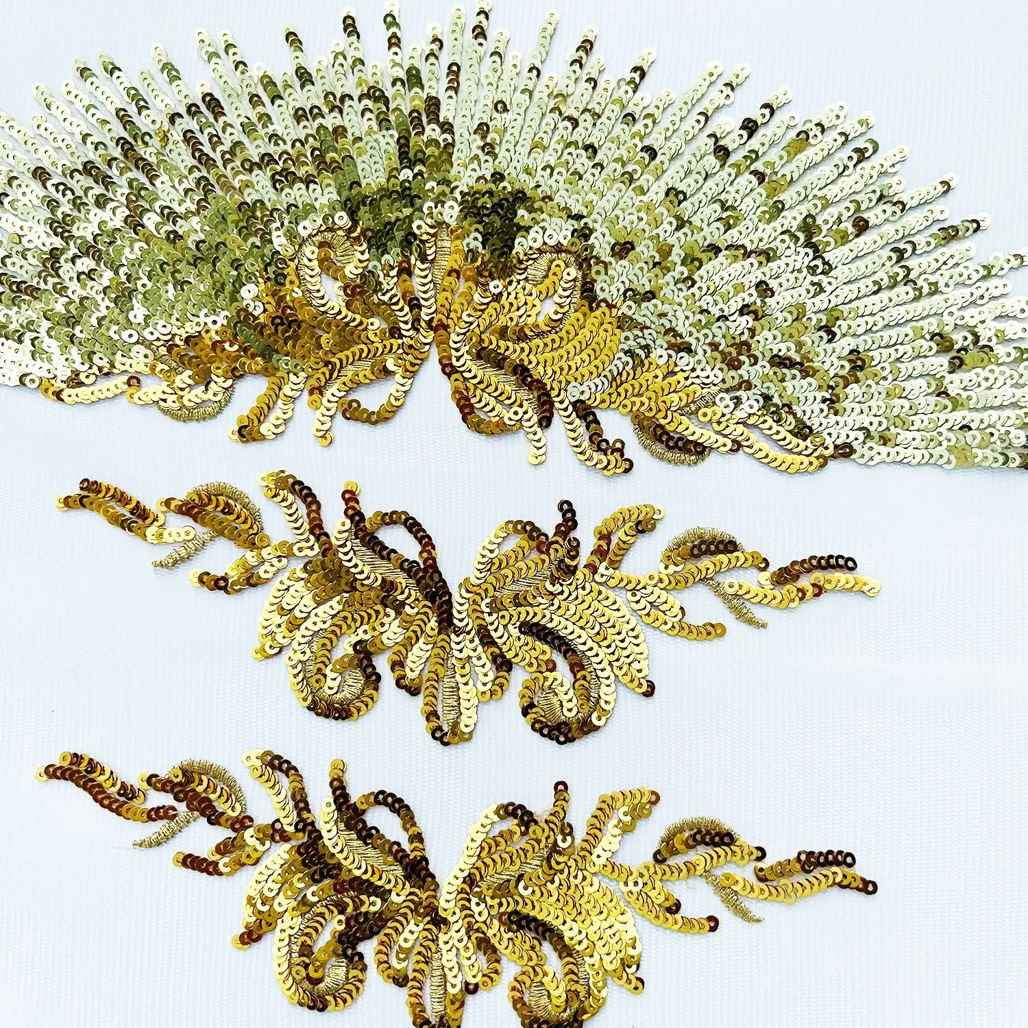 1Set Gold Foil Peony Sequin Em - Embroidery Gold recension och pris