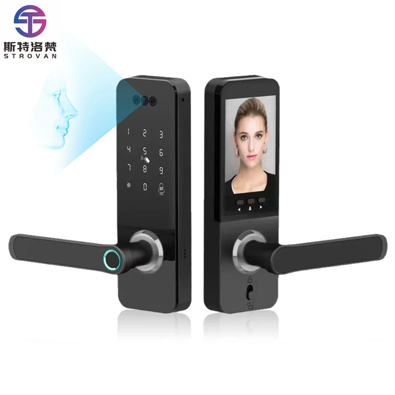 

Wifi App Remote Unlocking Smart Lock Digital Door Lock Fingerprint Card Electric Door Lock