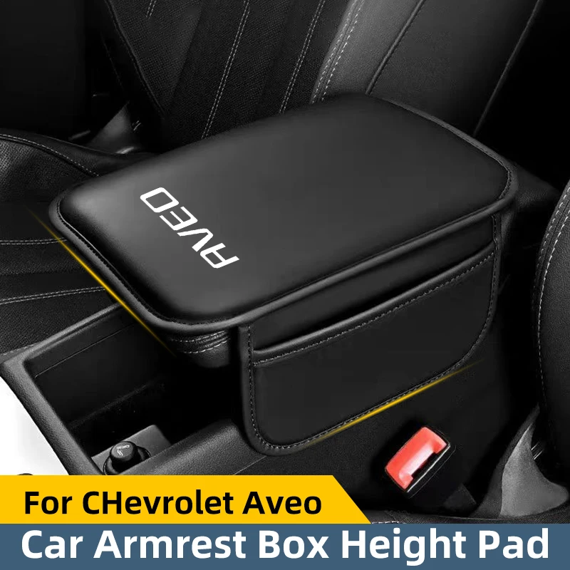 Chevrolet Aveo 자동차 팔걸이 상자 높이 패드 스폰지 팔걸이 상자 중간 전화 카드 가방 보관 가방