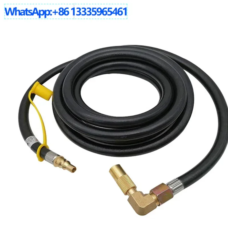 2 uds horno portátil norteamericano manguera de conexión de 1/4 "(7,62 cm) + adaptador de 90 grados accesorios codo