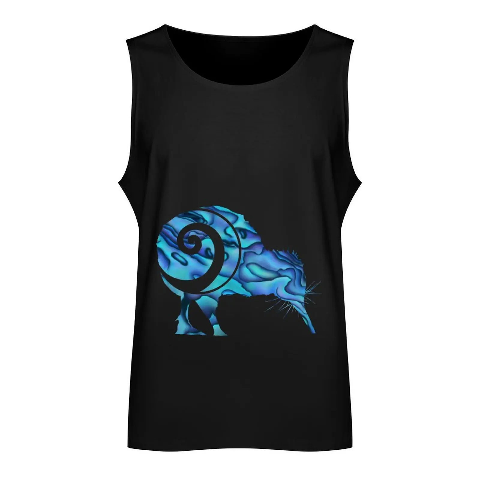 Paua Kiwi Tank Top Gym man Men's clothing brands T-shirt male gym accessories man