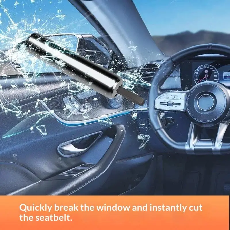 Car Emergency Escape Tool, Window-breaking Hammer, Safety Hammer, Metal Car Window Breaker, Small And Space-saving
