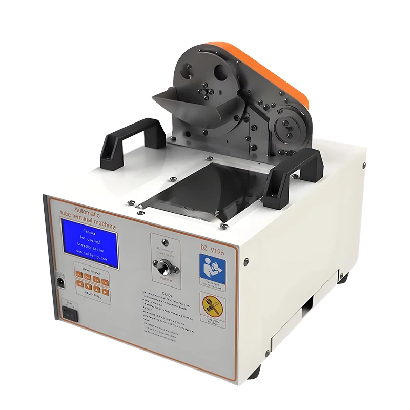 Spellafili e crimpatrici per cavi metallici macchina per crimpare terminali automatici 2 in 1 per terminali a perno tubolari in stile europeo BVR0.5-2.5