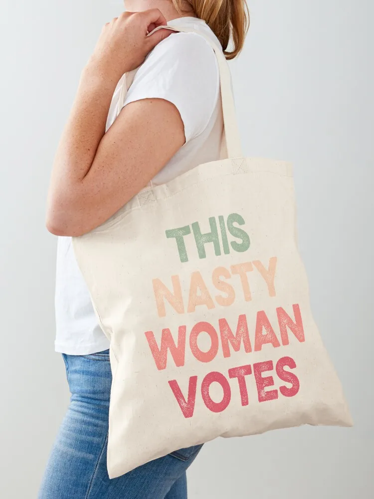 

Nasty Women Vote Tote Bag tote bag men Fabric bag shopping bags foldable