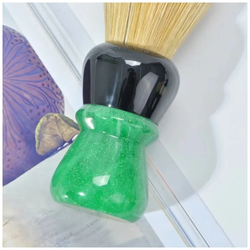 YAQI Green Viper Handle Wet Shave Tools 24MM Boar Bristle Men Shaving Products Shaving Brush For Men Wet Shaving Brush Knot