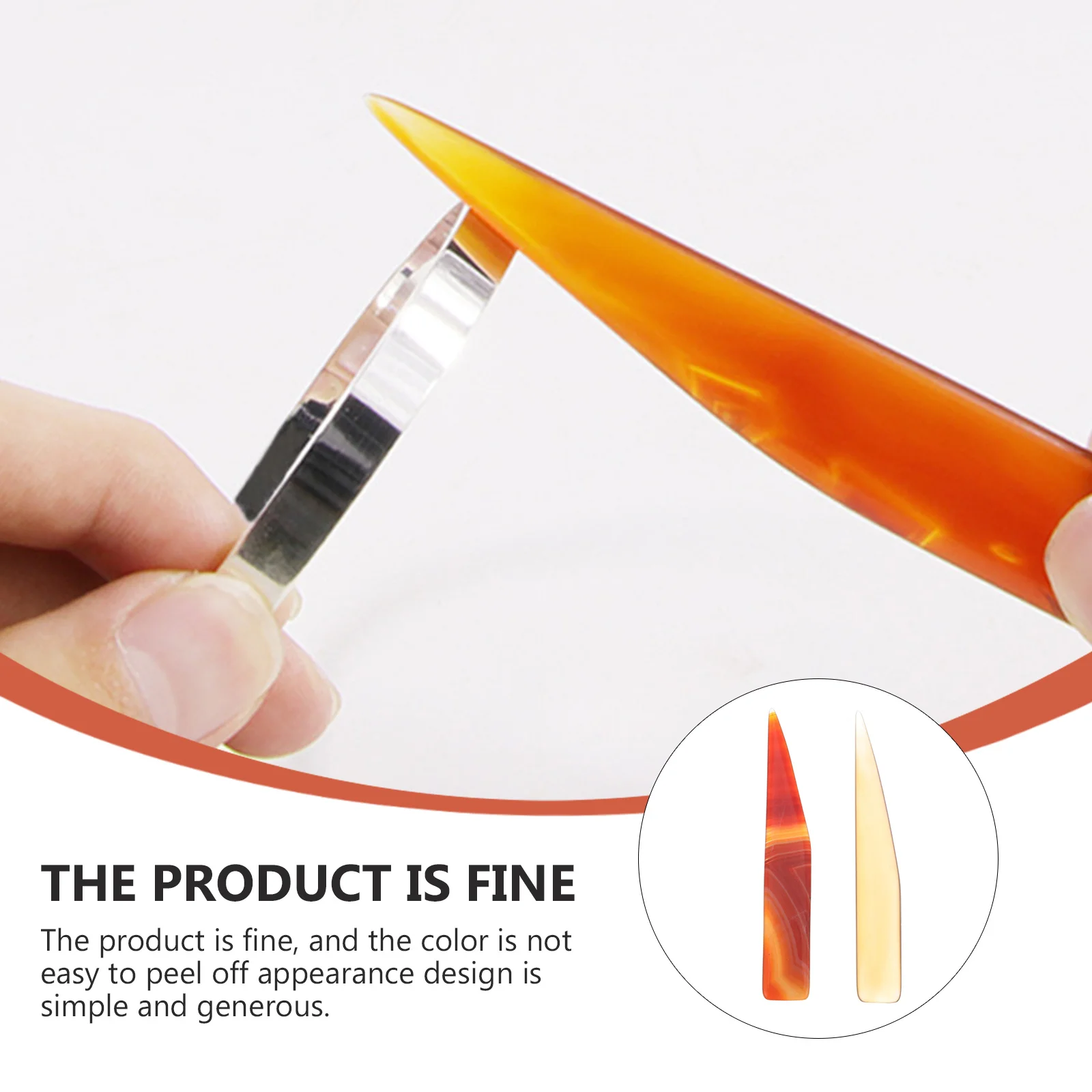 2 قطعة مجوهرات العقيق الملمع خفيفة الوزن المحمولة فعالة النفط الدائري الملمع مجوهرات العقيق الملمع