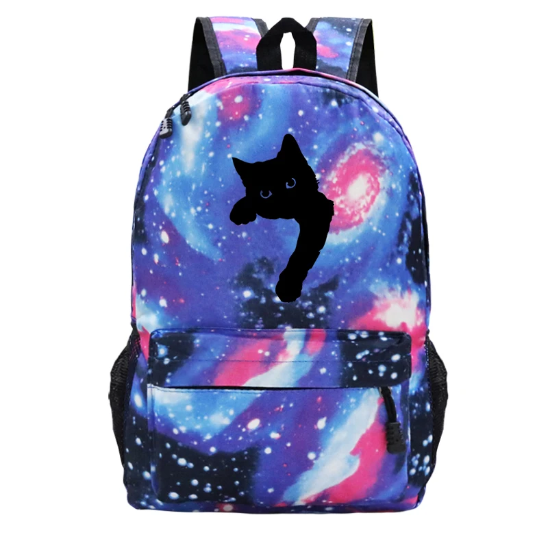 Torby szkolne dla nastoletnich dziewcząt Cute Cat Graphic Funny College Bag Women/Men Cat Lover Duża pojemność Dziewczęta Młodzieżowe plecaki szkolne