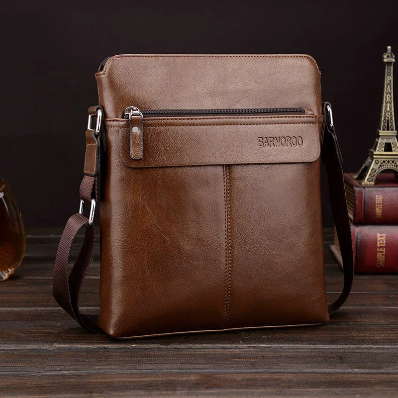 

Luxury Brand Men Shoulder Messenger Bags Large Business Crossbody Bag for Male Vintage Handbags Leather Ipad Bag Husband gift