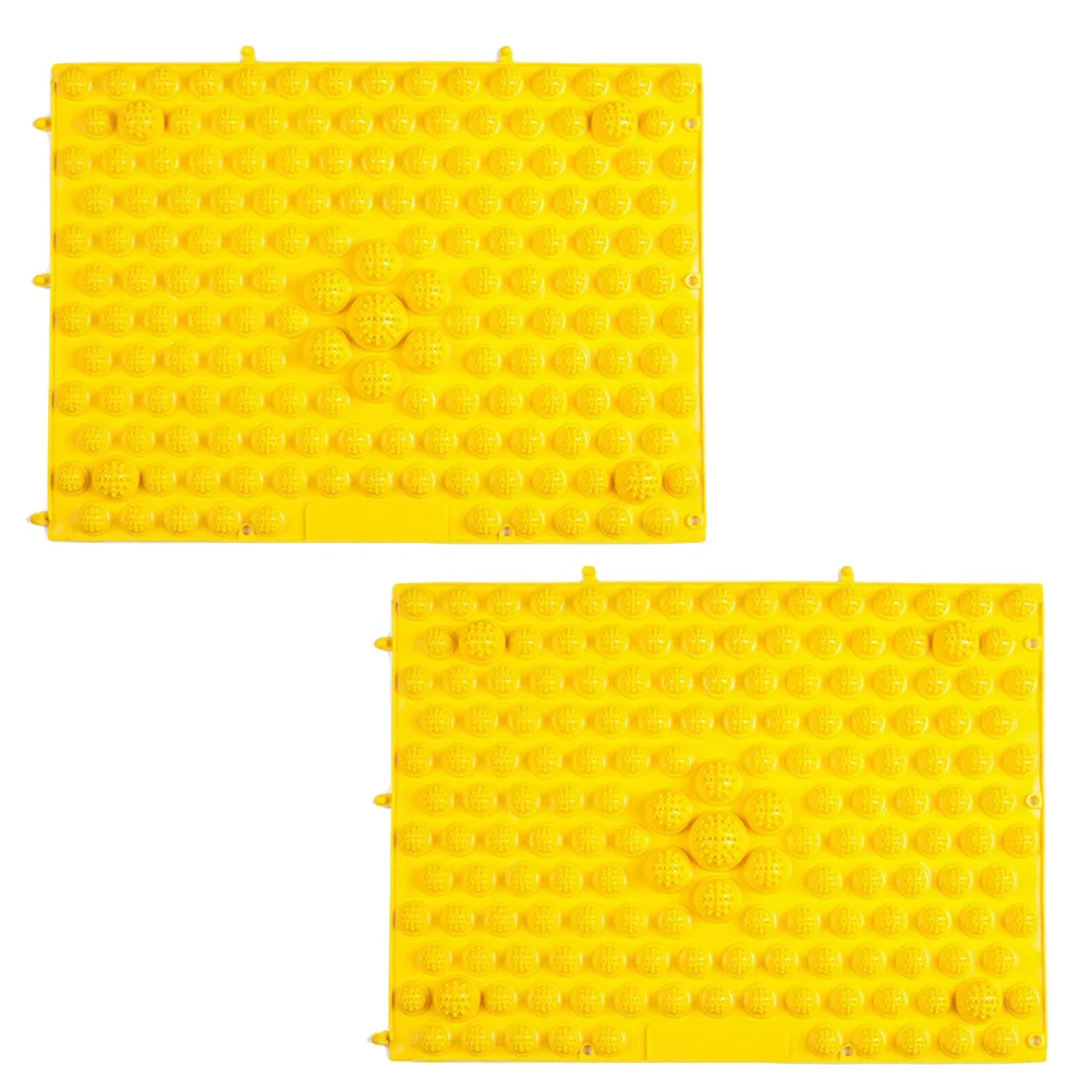 

2 шт. массажный коврик для ног, премиум-класса, для рефлексотерапии, с накладками для пяток, свода стопы и пальцев, для снятия стресса, облегчения боли и стимуляции кровообращения