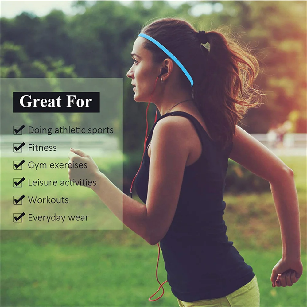 女性ストレッチスポーツヨガヘアバンドヘッドバンド男性用スポーツランニングフィットネスヘッドバンド弾性滑り止め汗止めバンドジムヘッドバンド