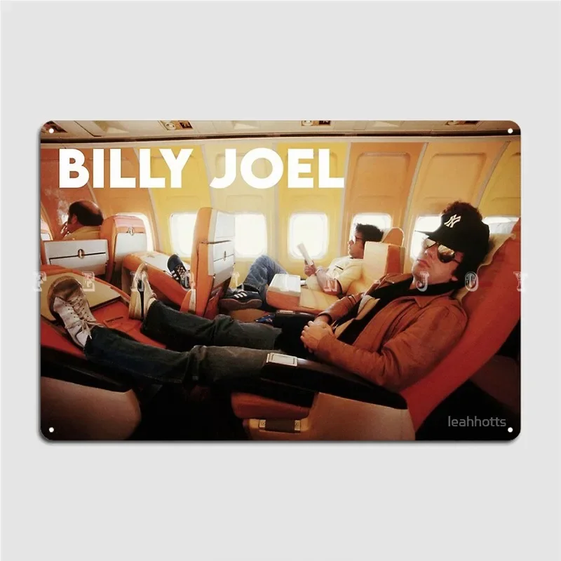 Billy Joel Picture Metal Sign Wall Mural Vintage Wall Poster Tin Sign Poster