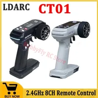 LDARC CT01 2.4GHz 8CH Remote Control Transmitter With CR1800 Receiver 18650 Battery 5 Models 2 Way Data For RC Car Tank Boat
