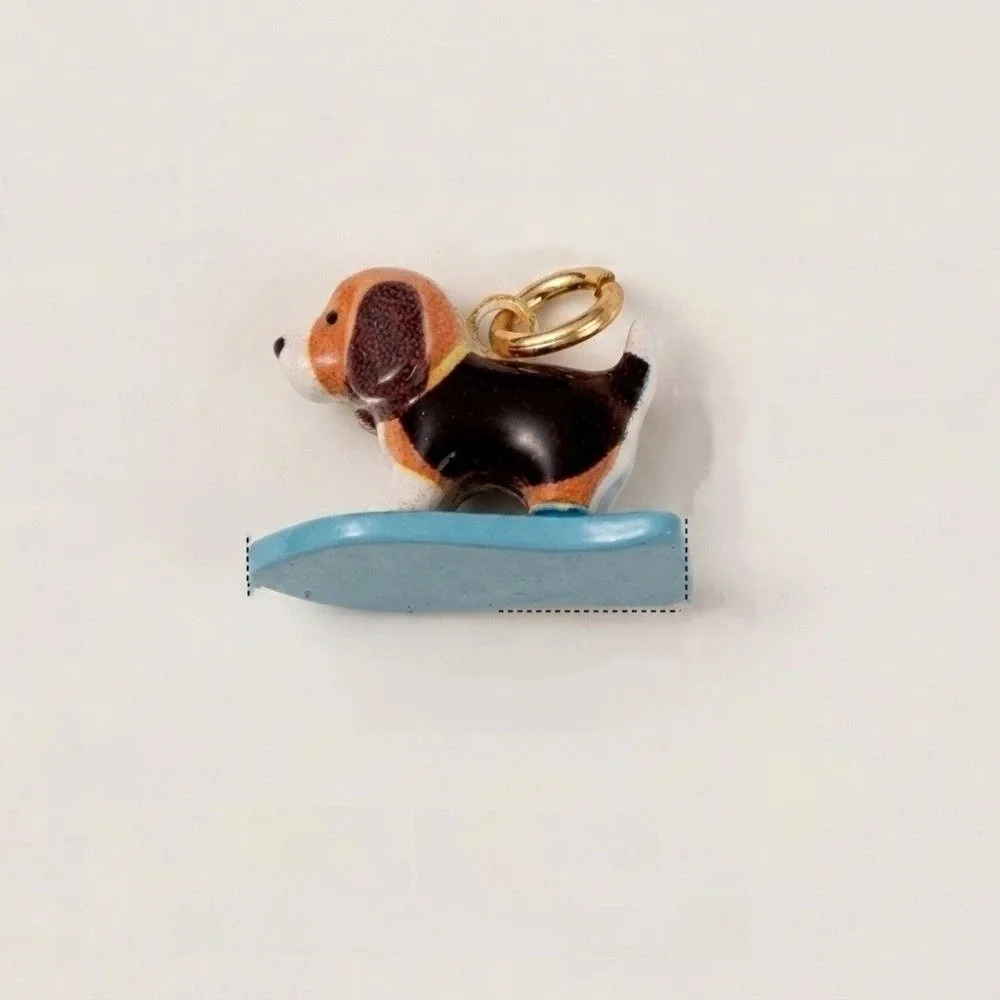 Colorful Enamel Dog Pendant description 3